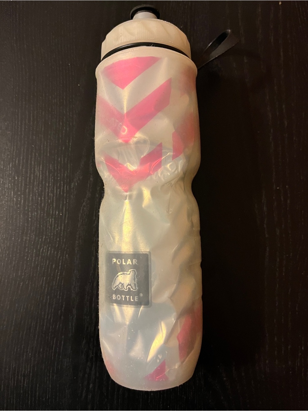 Polar Bottle Insulated Water Bottle Pink Chevron 24 oz Bike